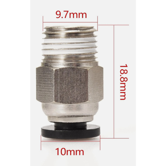 3 Pcs BIQU PC4-M10 Pneumatic Fittings for Creality Ender 3/3 Pro/3 V2, Ender 5/5 - Picture 5 of 5